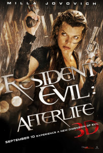 Resident Evil: Afterlife Milla Jovovich Movie Poster Resident Evil: Afterlife Milla Jovovich Movie Poster